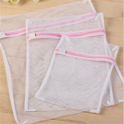 3 Sizes Laundry Bag Zippered Mesh Underwear Socks Bra Laundr