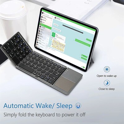 Mini Folding Keyboard Bluetooth Wireless Portable Universal