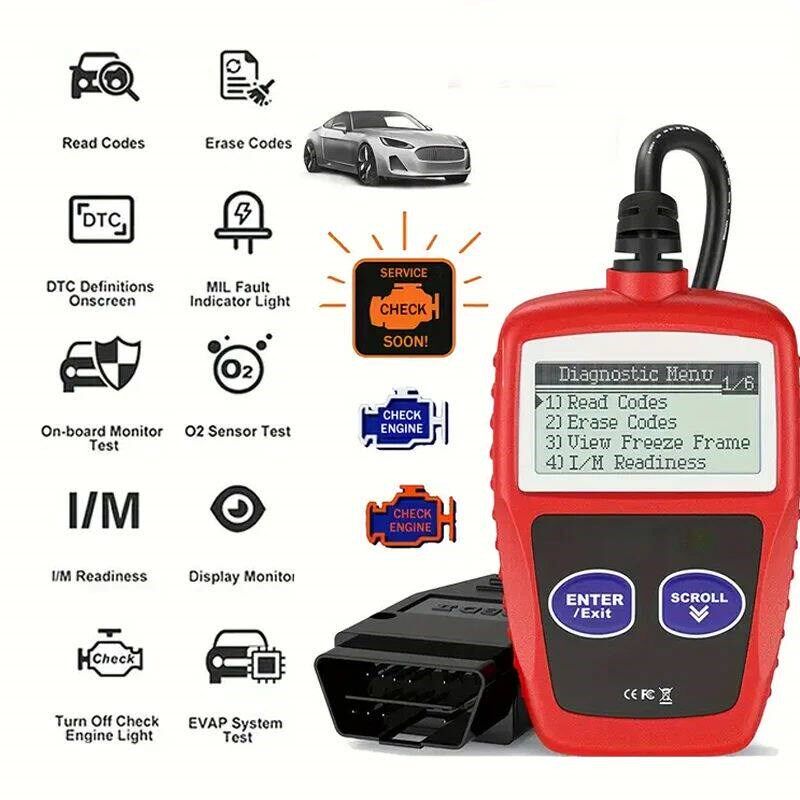 1 PC Car Fault Diagnosis Instrument Obd2 Clear Fault Codes D