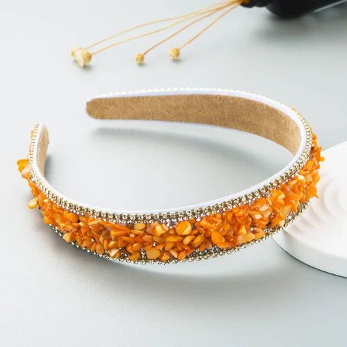 Sparkly Luxury Handmade Baroque Full Colorful Stone Headband