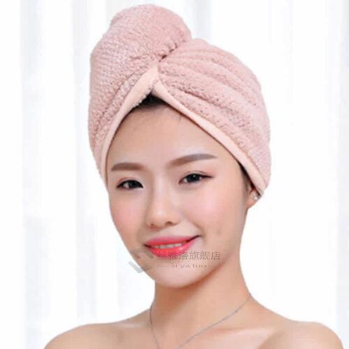 New Hot Wo Large Quick Dry Twist Hair Turban Towel Fast Soli