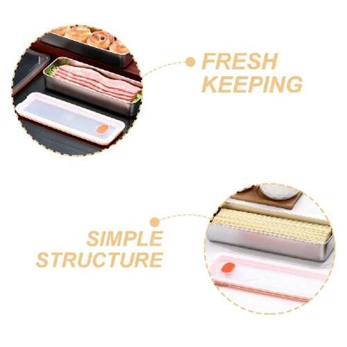 Beef Bacon Box Keeper for Refrigerator Food Containers