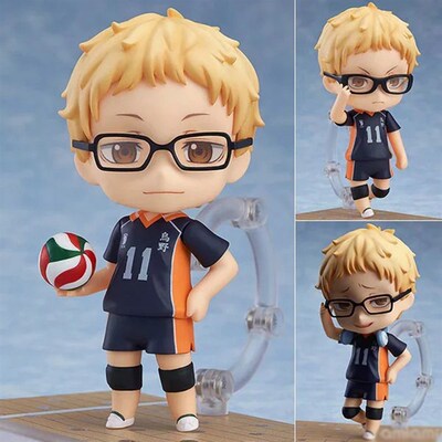 10CM Haikyuu Figure Hinata Shoyo PVC Action Figure tobio Ken