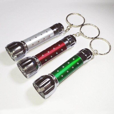 7led Mini super bright flashlight strong light aluminum allo