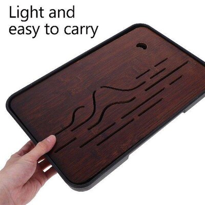 Japanese Tea Tray Table Chinese Style Snack Bamboo Serving