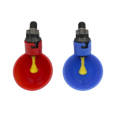 5Pcs External Thread Automatic Chicken Drinking Cups Rooster
