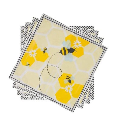 Bumble Bee Theme Party Decoration Tableware Paper Cup Plate