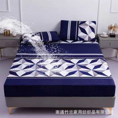 Waterproof fitted sheet sheet elastic bedsheet bed cover床笠