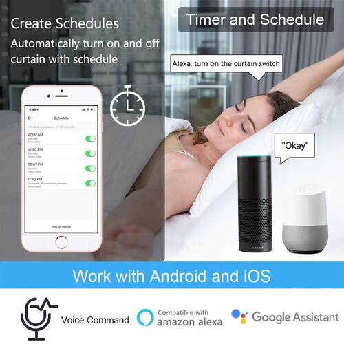 Tuya Smart Life Curtain Switch Module Remote Control Blinds