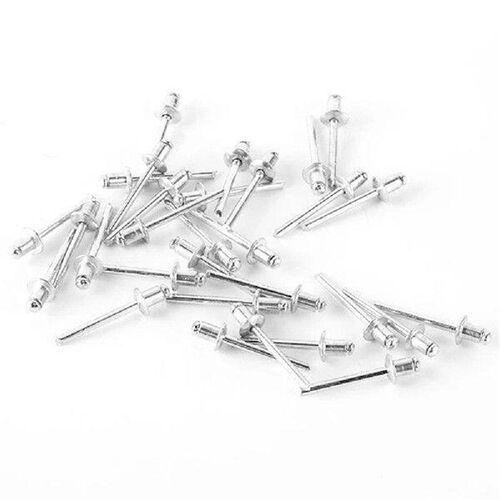 50pcs Flat Round Head Pop Rivets 2.4mm/3.2mm/4mm/4.8mm