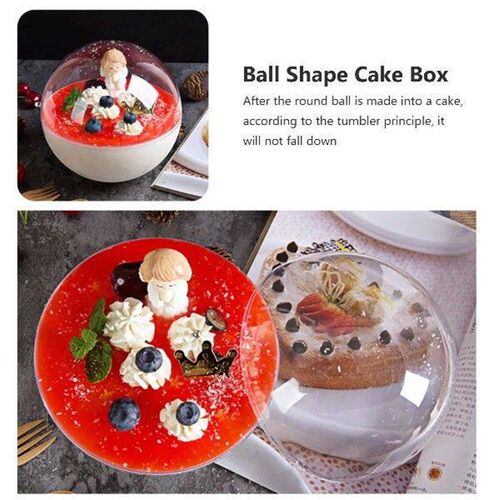 10 Pcs Round Candy Container Small Cake Containers with