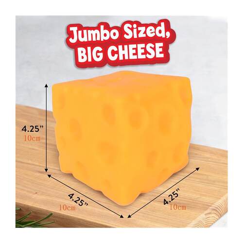 1pc Extra Large Squishy Squeeze Cheese Block Stress Ball toy