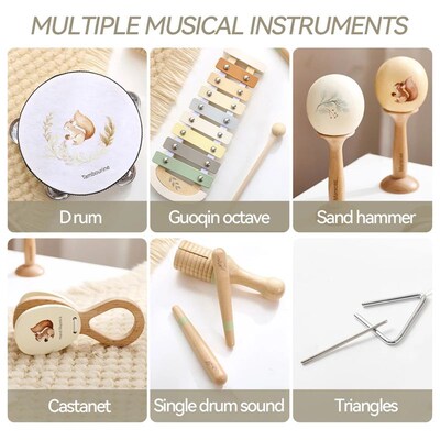Musical Instruments Montessori Music Baby 0 12 Months Toys D