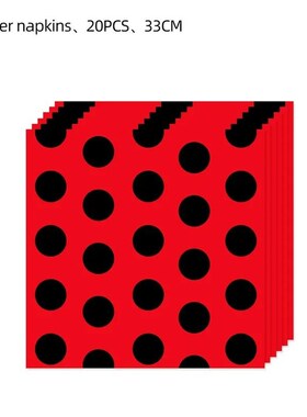 Ladybirds Ladybug Theme Birthday Party Decoration Tableware