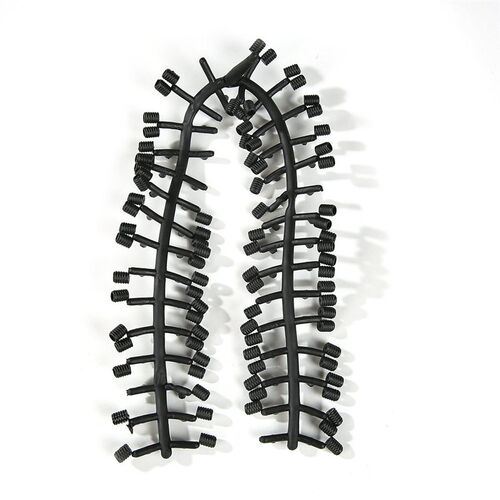 Spot PVC thread round flat mask adjustment buckle S hook el