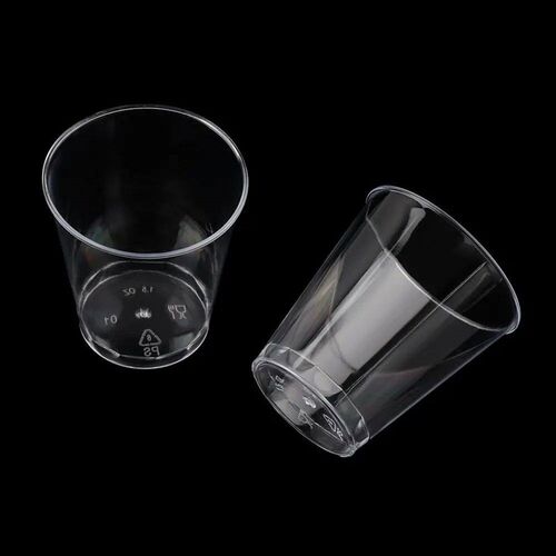 Reusable Transprent Plastic Disposable Dessert Cups Round Pu