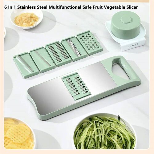 Kitchen 6 In 1 Stainless Steel Multifunctional Safe Manual V