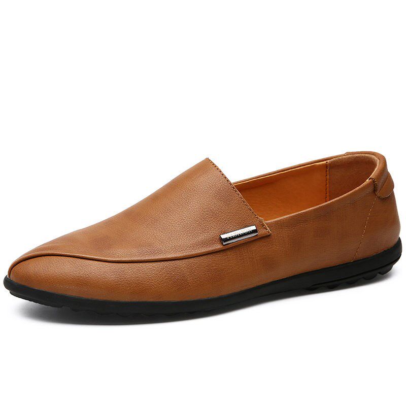 Mens casual single shoes Doudou shoes youth trend lazy shoe