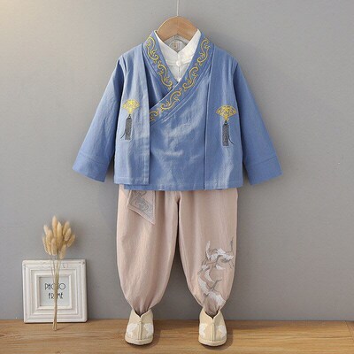 Child Hanfu Set New Arrival Boys Chinese Style Retro Improve