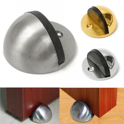 1PCS 43mm Dia Casting Floor-mounted Door Stops APS Zinc Allo
