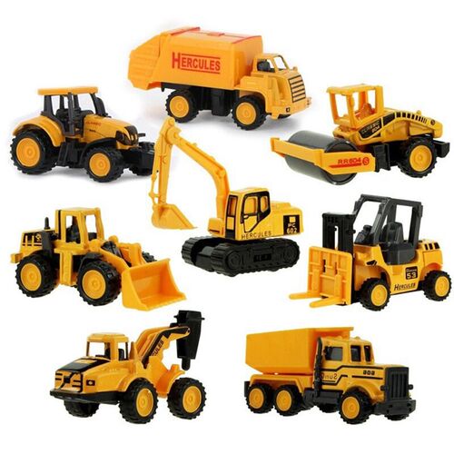 Simulation Engineering Car Toy Excavator Model Tractor Toys