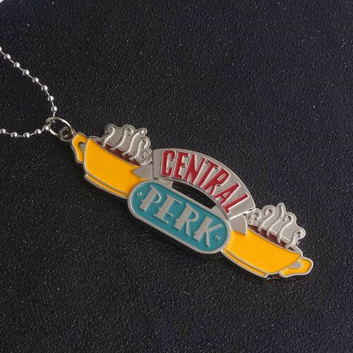 Fashion Movie Friends Central Perk Keychains Pendants Enamel
