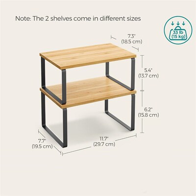 Cabinet Organizer Shelf Kitchen Counter Shelves   Storage