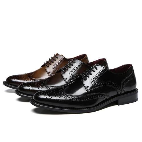 Business leather shoes for men Casual brogue 真皮男士皮鞋
