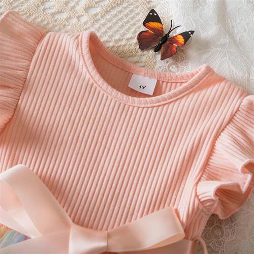 New Girls Dress for Sequins Birthday 1-5Y Toddler Girls Rain