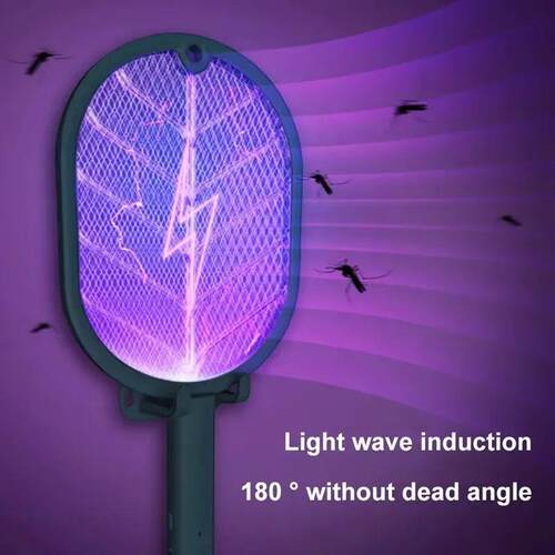 Electric Mosquito Killer Swatter USB Rechargeable Electric H