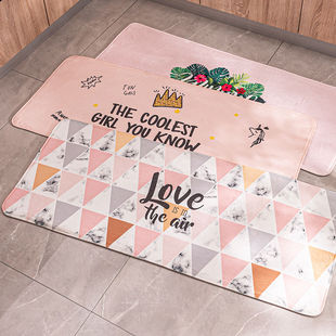 entrance door mat Absorbent rug bedroom bathroom carpet felt