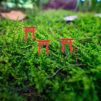 5 Pcs Mini Torii Miniature Gate Decorations Decorative