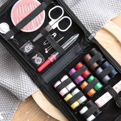 The multi-functional tool sewing box of the sewing kit is