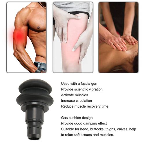 18mm Muscle Massage Gun Head Silicone Gas Cushion Fascia Mas