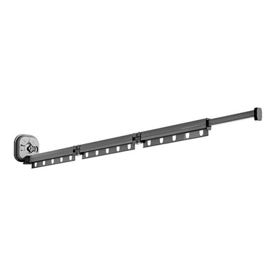 wall mounted folding clothes hanger clothes drying rack pole