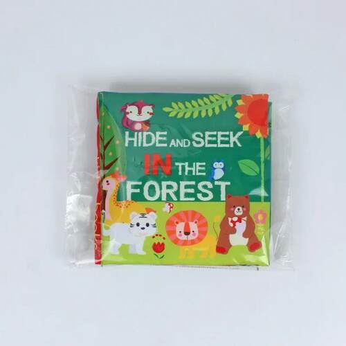 Baby Hide and Seek Cloth Book Early Learning Toy Tail Cloth