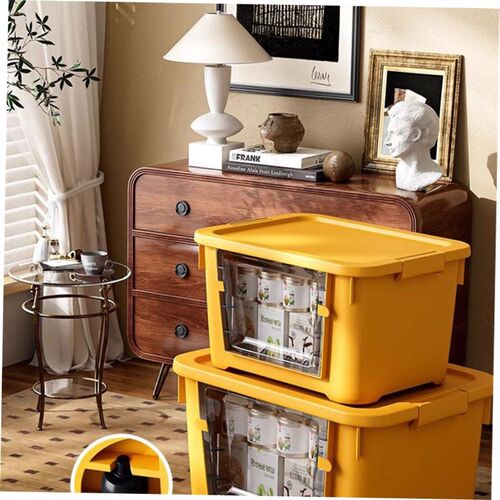 Large plastic storage box moving boxes packing quilt Storage