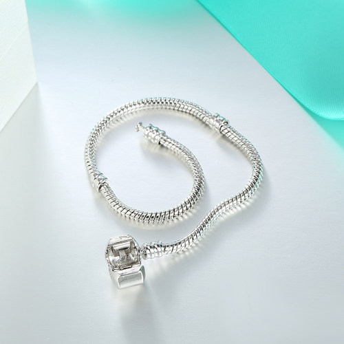 New Original Charm Bracelet Rose Gold Silver Color Alloy Sna