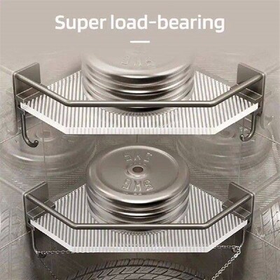 Thick Acrylic Plate Shelf Detachable Design Storage Rack