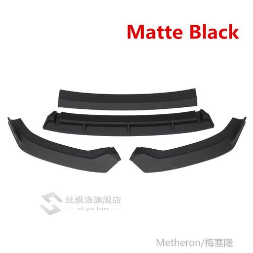 4PCS A3 S3 Front Bumper Lip Car Front Bumper Splitter Lip Sp