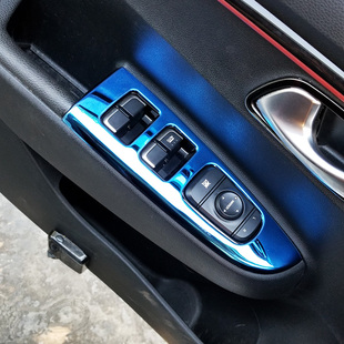 起亚KXCROSS玻璃升降框新一代17款 专用车门扶手面板贴 起亚K2改装