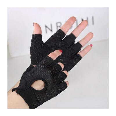 Cycling Fingerless Gloves Professional Gym Fitness Breathabl