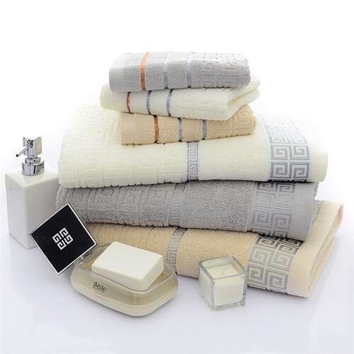 3pcs luxury hotel cotton bath towel set hand face towel 浴巾