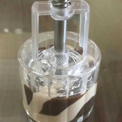 french baked crystal round snowy moon cake mold hand-pressed