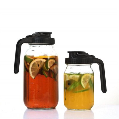 Mason Jar Pitcher Iced Tea Cold Brew Coffee Breast Milk