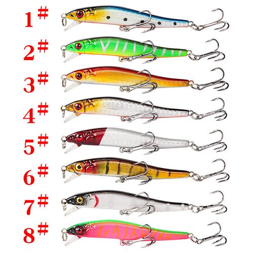 8-color classic floating waterway sub bait 10.7cm6g with so