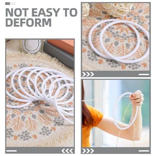 Dream Catcher Accessories Embroidery Plastic Frame Hoops