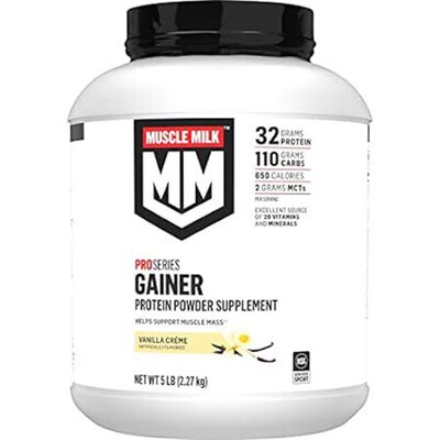 Muscle Milk Gainer Protein Powder, Vanilla Creme, 32g Pro