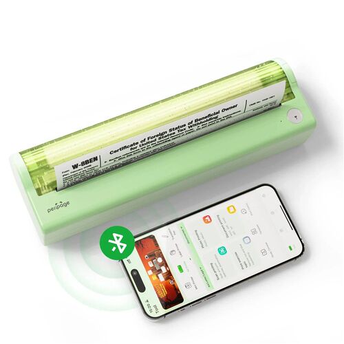 PeriPage P80 Portable Printers Wireless for Travel, Bluetoot