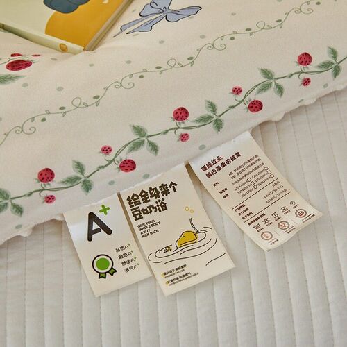 A-class mother and baby grade knitted cotton bean blanket,